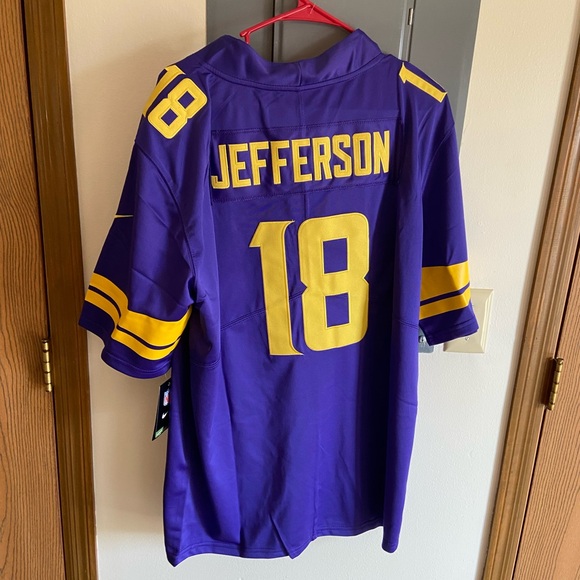 New Justin Jefferson Jersey Minnesota Vikings Adult Medium Stitched - Picture 1 of 4
